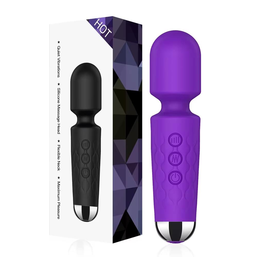 Powerful AV Vibrator Magic Wand 20 Speeds Clitoris Stimulator Sex Toys for Women G Spot Massager Adult Female Sex Erotic Product