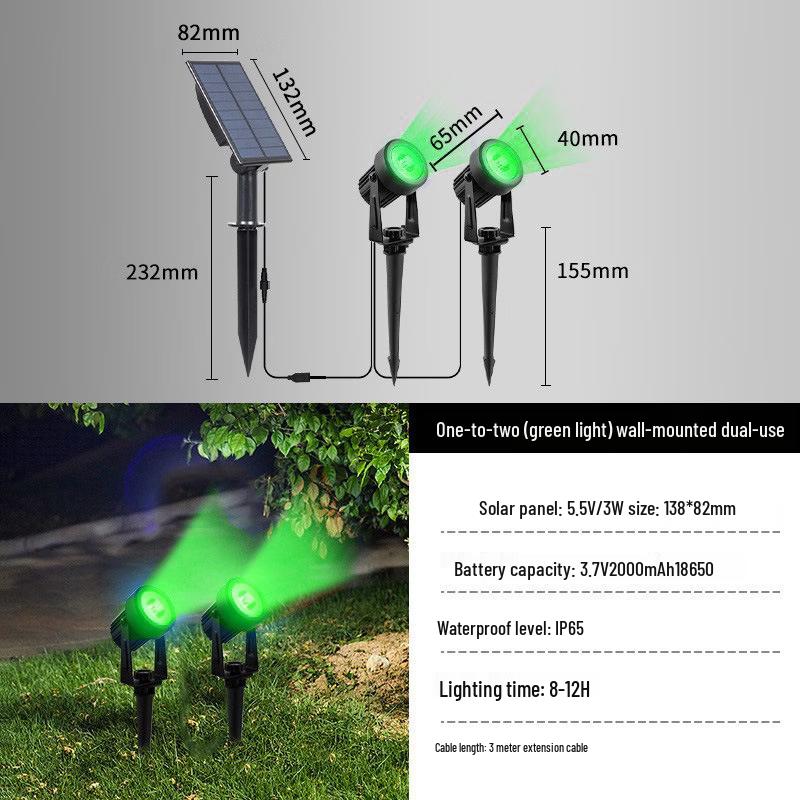 Black Scorpion Solar Outdoor Garden Spotlights