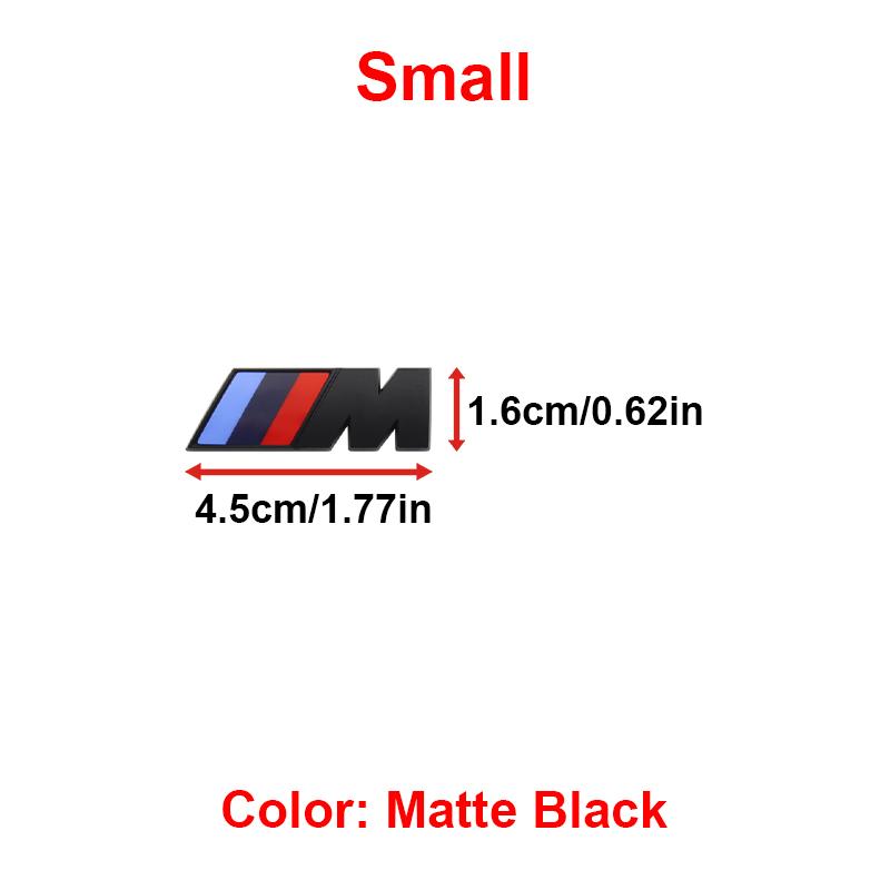 1 szt. ABS Samochód Błotnik Boczny Emblemat Tylna Klapa Bagażnika Naklejka z Logo M Dla BMW M M3 M5 M6 E46 E90 F30 G20 E36 E34 G20 G30 Akcesoria