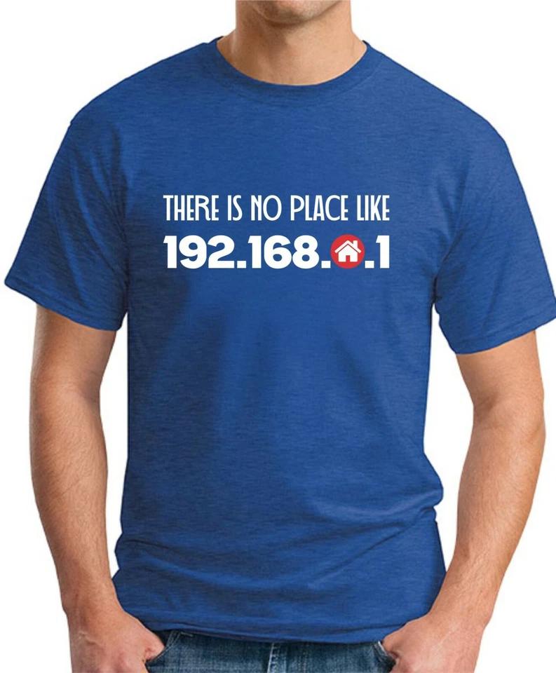 THERE IS NO PLACE LIKE HOME Funny Slogan Novelty IT Computers Nerd Geek Top 2 XL
