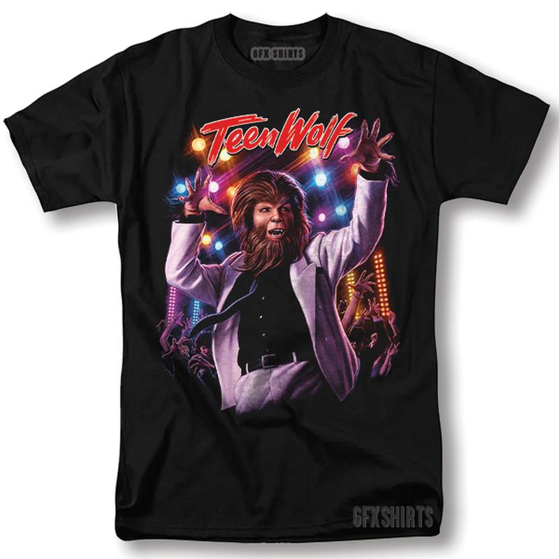 Teen Wolf Shirt Horrorfilm Vintage Grafikdesign T-Shirt