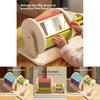 Wooden Childrens Montessori Educational Drum With Color Recognition Sensory Toy For Early Learning