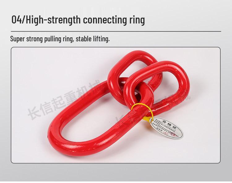 U-Shaped Bow Shackle Lifting Chain Hook with Iron Link