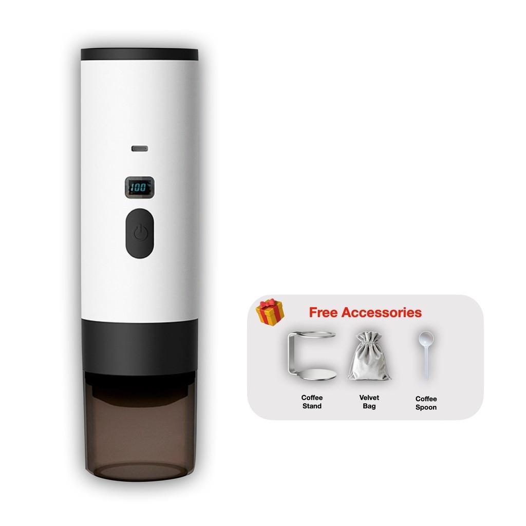 3-in-1 Wireless Portable Espresso Coffee Maker 15Bar Ground & Capsule Compatible Espresso Machine Hot & Cold Brew Coffee Machine