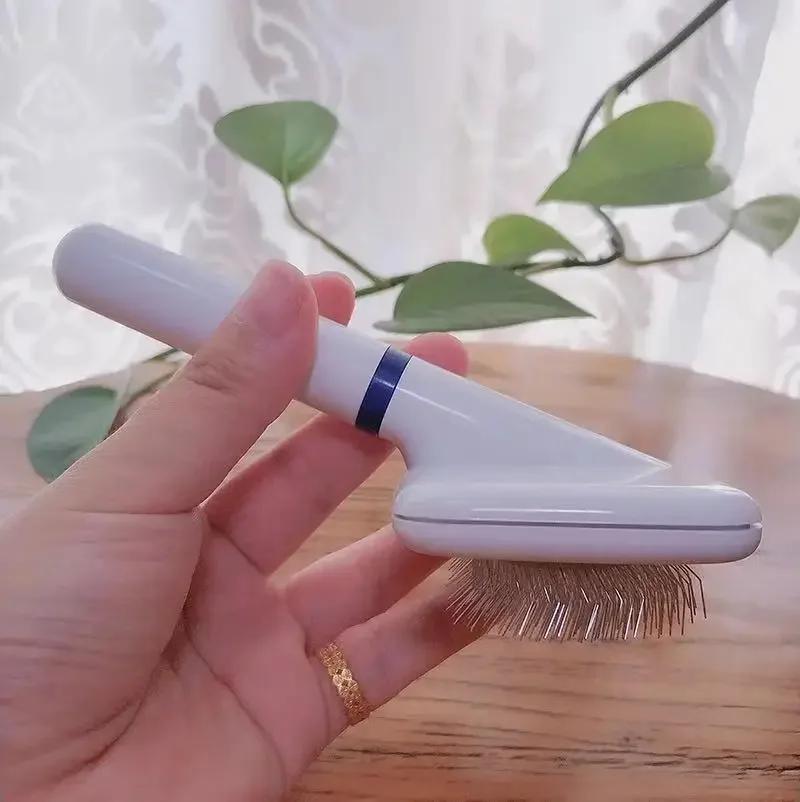 Pet Hair Remover Brush for Cat and Puppy/Small Dog, Pet Beauty Grooming Tool, Needle Comb Brush