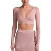SKIMS Matte Damen Langarm Wickeloberteil IR5073-662