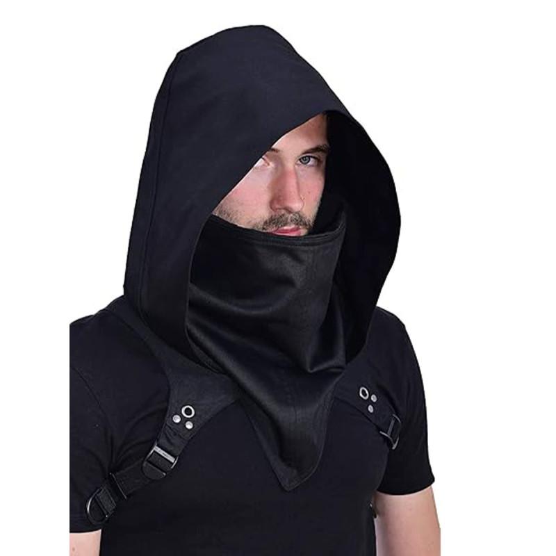 Stylish Unisex Medieval Assassin Inspired Hooded Cloak For Game Character Cosplay