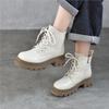 Genuine Leather Wool Boots Thick And Warm Women's Cotton Shoes Thick Soles Anti Slip Short Boots