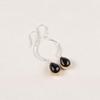 Black Tourmaline Gemstone 925 Sterling Silver Jewelry Handcrafted Earrings 2.60" EE-43-19