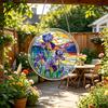 Acrylic Puzzle Suncatcher Stained Glass Effect Window Hanging Ornament DIY Art Puzzle Sun Catcher Kit for Home Garden Decor