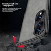 Honor 90 Pro Phone Case, Honor 90 Pro with Full Lens Protection, Silicone Soft Edge, Shockproof, Ultra-Thin, Simple And Leather Texture Case, Gray