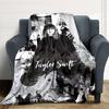 Taylor Swift Artwork Blanket Soft Throw Blanket For Home Bedroom Bed Sofa Travel Office Solid Christmas Blanket