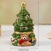 Bear Holiday Resin Christmas Tree Ornament With Creative Gift Jewelry Decor Box