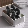 Extra Large Stainless Steel Top-Entry Cat Litter Box - Anti-Splash, Anti-Leakage, Semi-Enclosed Design