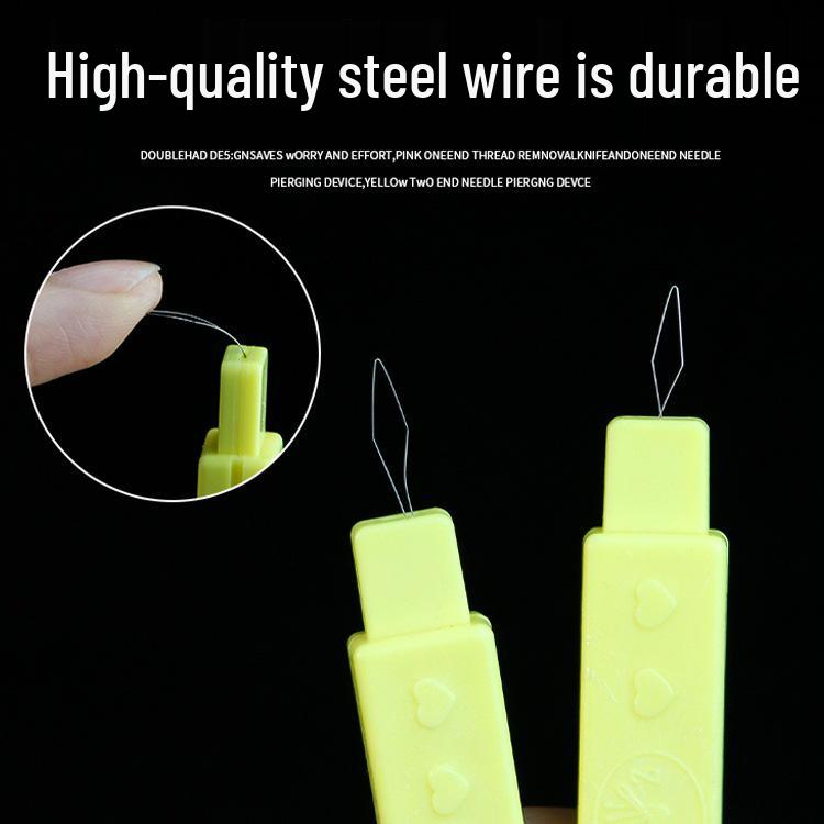 Multifunctional Needle Threader & Seam Ripper for Seniors - Handmade Sewing Tool