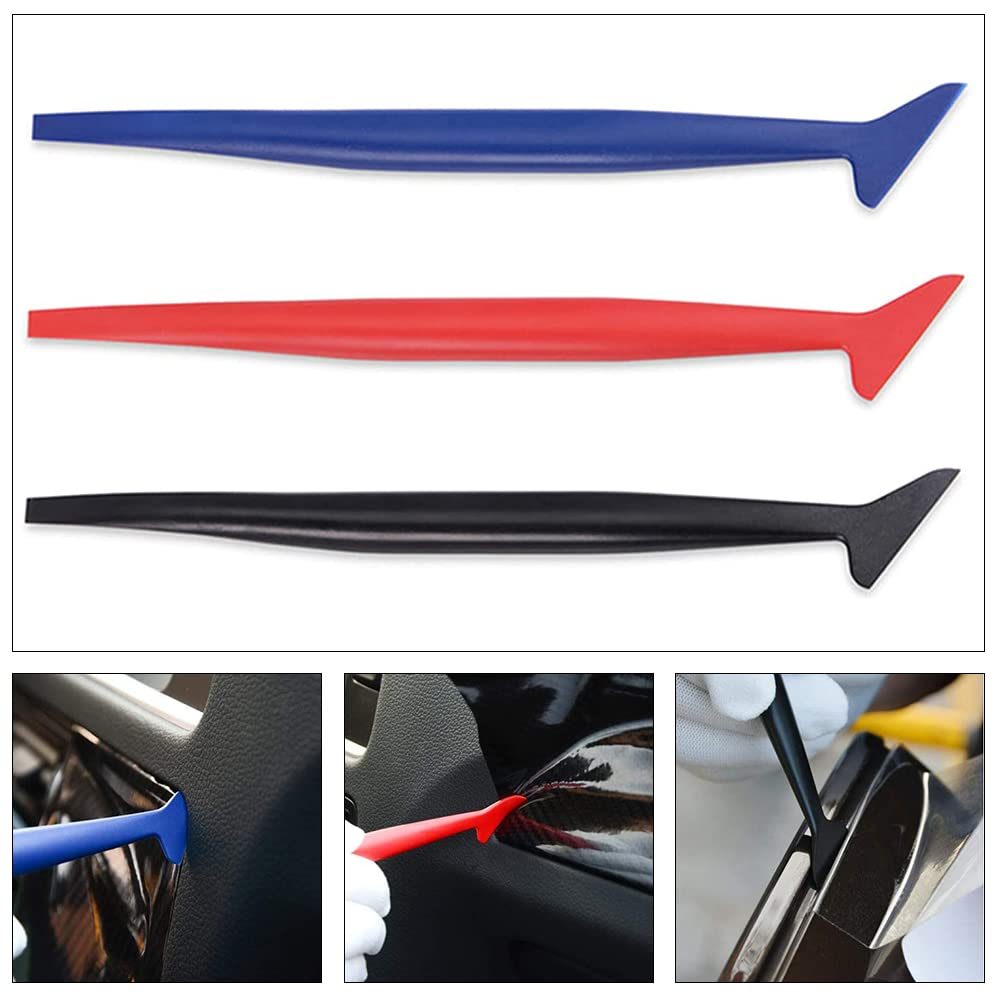 Set of 3 Wrapping Film Squeegee Car Film Application Squeegee Spatula Car Film Squeegee