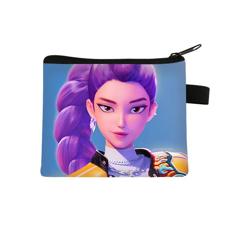 Witch Hunters Change Bag Coin Storage Bag Wallet Short Portable Key Card Bag Cartoon Bag
