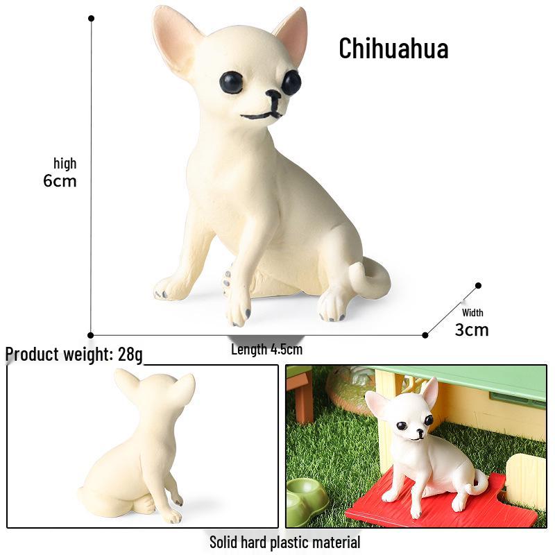 Large Shiba Inu Akita Inu Dog Figurine Model Toy Ornament