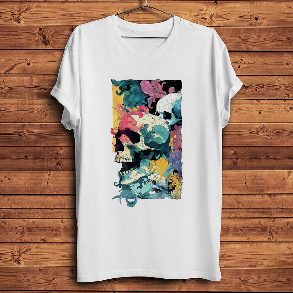 Bloom Afterlife Skull Funny Skeleton Punk Tshirt Unisex Casual Short Sleeve TShirt StreetwearBreathable Nocracking Print S