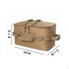 Outdoor Cooking Organizer Zippered Kitchen Carry Handles Cookware Bag