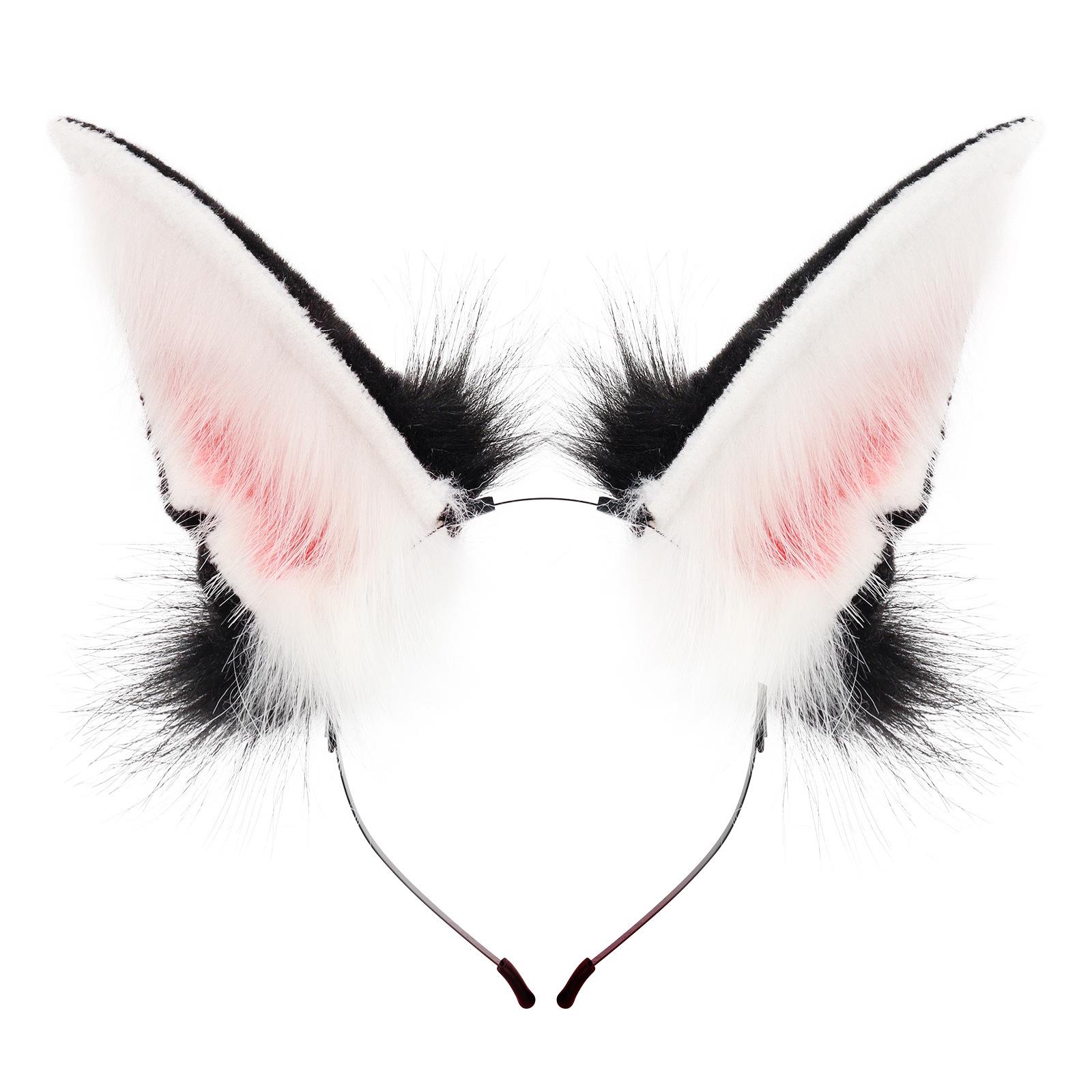 Anubis Jackal Ear Headband: Perfect for Halloween, Comic Con, or Costume Parties чёрный