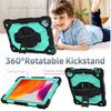 IPad 9th Gen 10.2 Inch Protective Case With Strap Full Coverage Silicone PC Hybrid Cover Stand Function