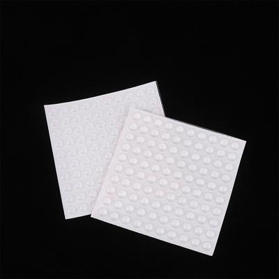 100 Stück Polster Schutzpolster Selbstklebend Türstopper Gummidämpfer Puffer Schrankpuffer Silikon Möbelpolster