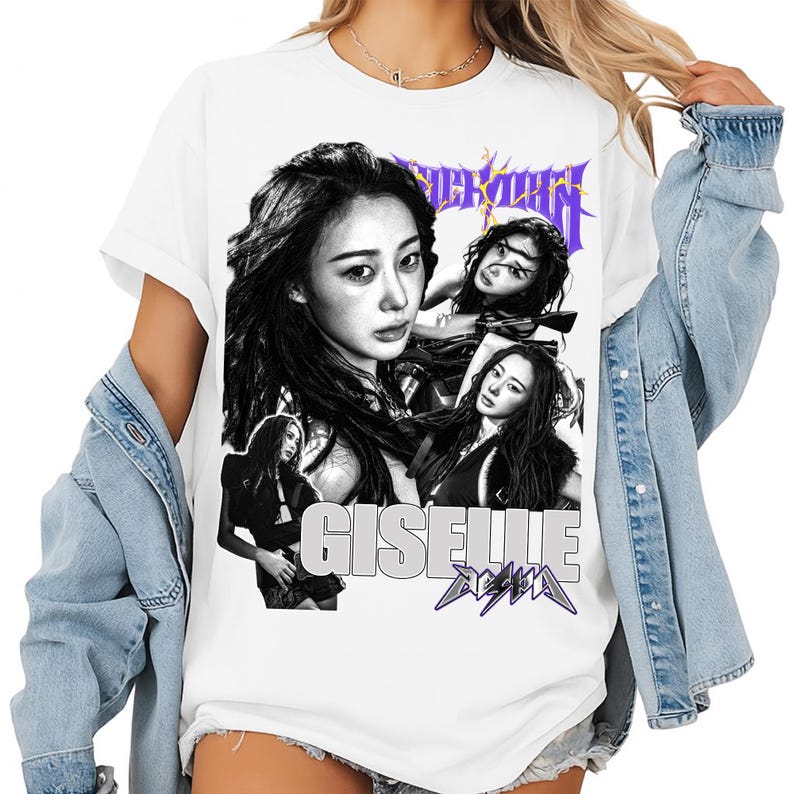 

Retro Aespa Kpop T-shirt, Aespa Rich Man Shirt, I Am Enough as I Am, I Am A Rich Man Tee, 2026 Aespa Live Tour M