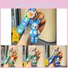 Colorful Knitted Rabbit Keyring Charming Silicone Gift For Parties And Celebrations