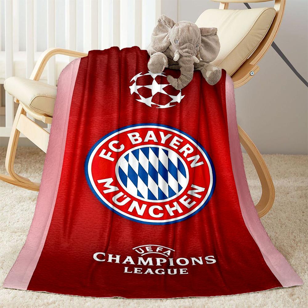 Bayern Munich Blanket Soft Warm Cozy Perfect for Chair Picnics Couch Four Seasons Multipurpose Stylish Decor Birthday Christmas Gift Blanket