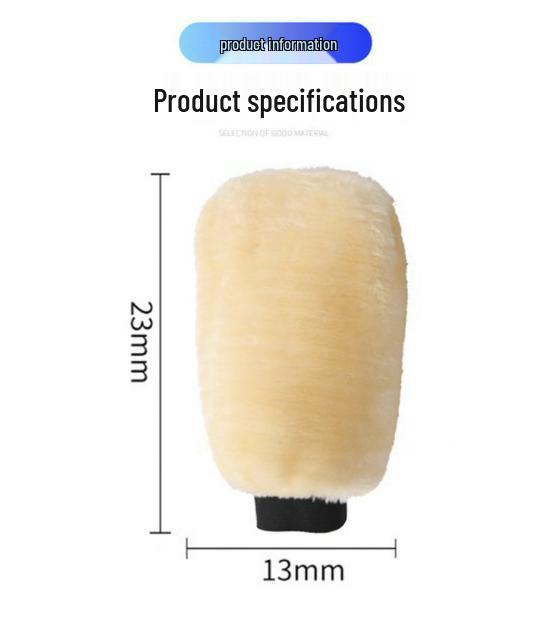 Car Wash Cashmere Wool Gloves - Cleaning & Decontamination Tool for Waxing and Car Care