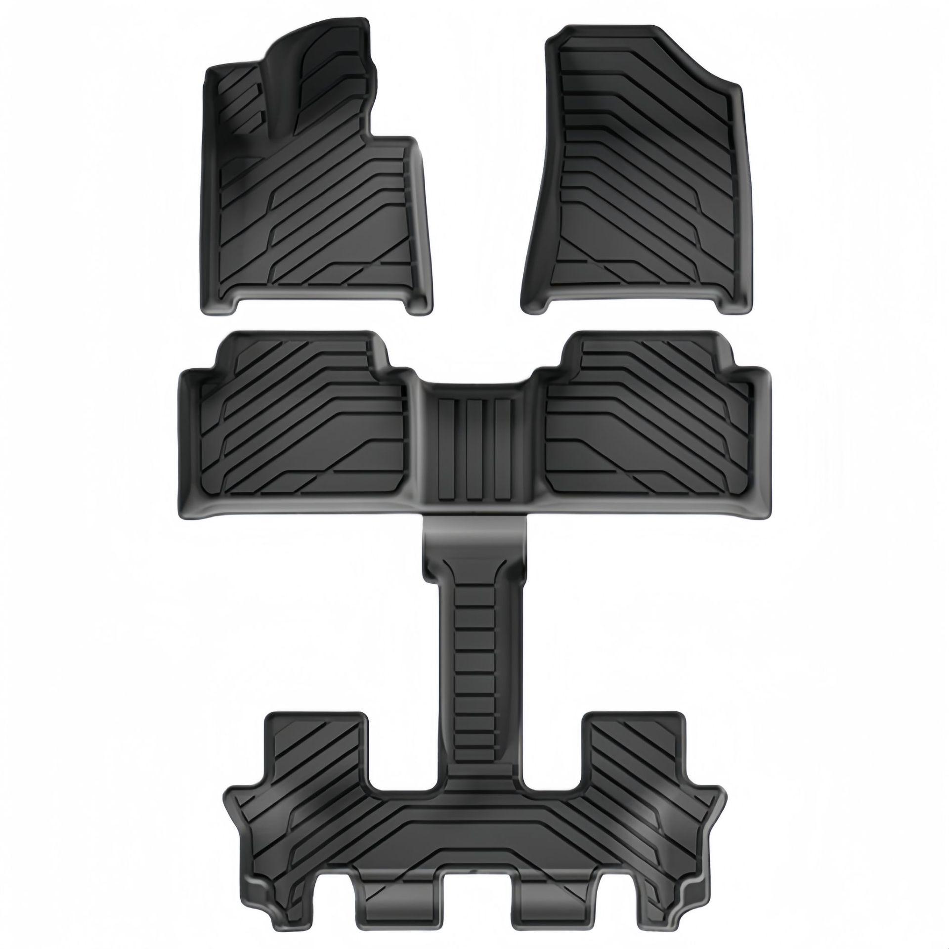 

3D TPE Коврики для пола и багажника автомобиля для Santa Fe (2021-2024 гг.)