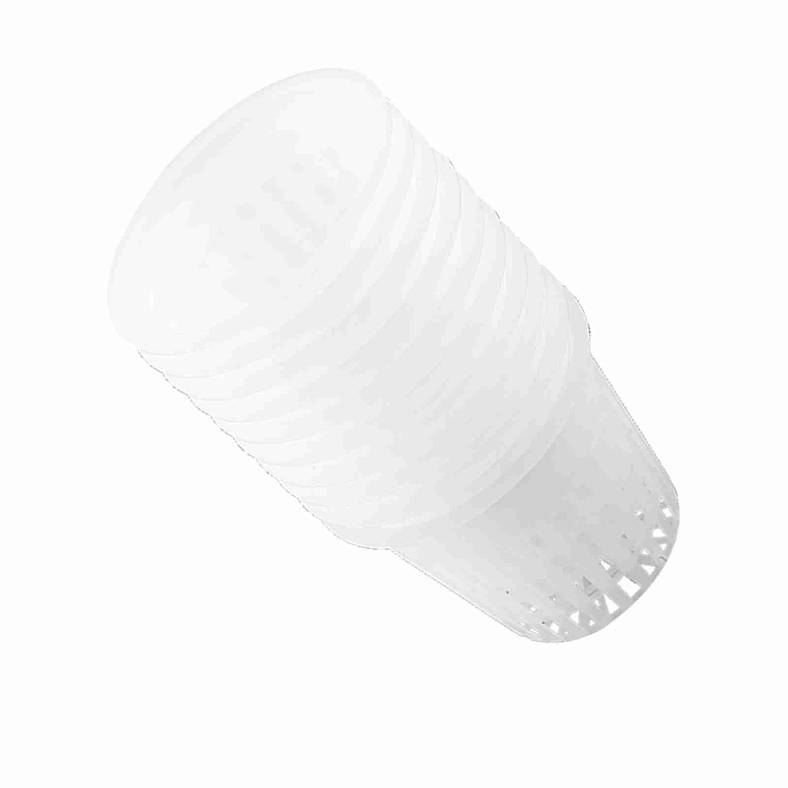 

10 шт. Сверхпрочные сетчатые горшки, сетчатые чашки, корзины, гидропоника, выращивание растений, клонирование, садоводство белый