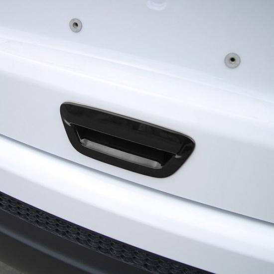 Black Tailgate Rear Liftgate Latch Door Handle Cover Trim For Jeep Compass 2017+