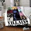 Villains Evil Tour Flannel blanket, soft and warm, suitable for beds and sofas, all seasons, portable travel blanket. 0730157