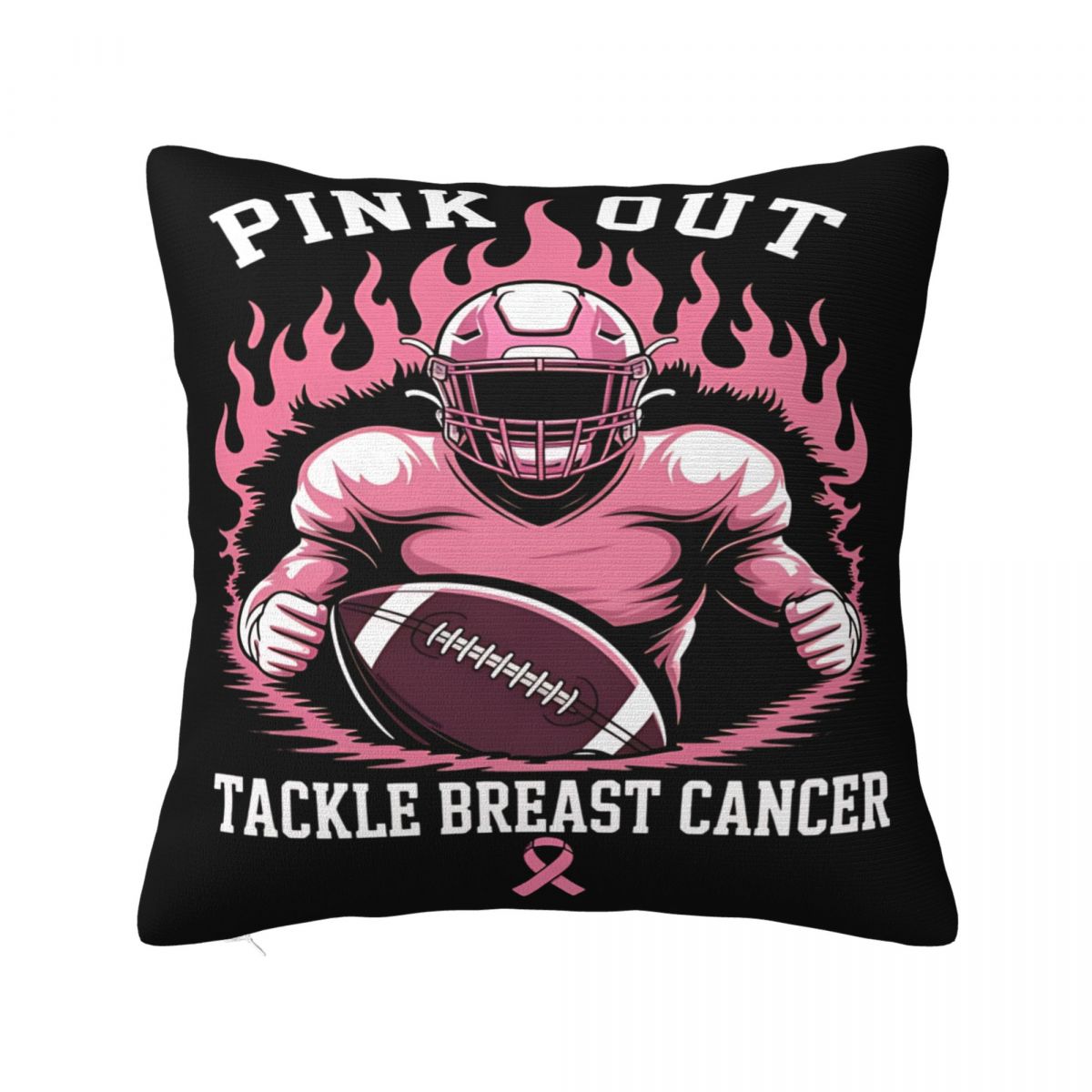 

Check Your Boobs Mine Tried To Kill Me Breast Cancer Awareness Pillowcase Cushion Cover Decor Throw Pillow Case Cover Sofa 30x30cm 12x12in