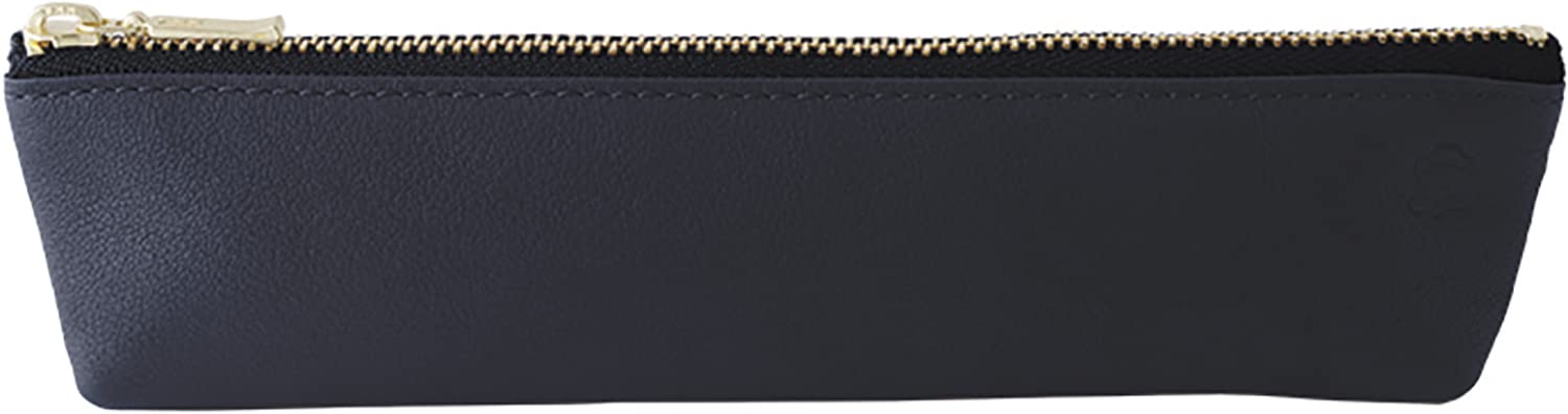 

Pencil Case OSL Leather Dark Navy [Slip-On] OSL-1801 Slip-on