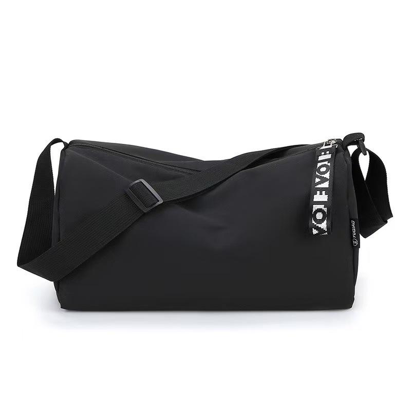 

Men s & Women s Solid Color Shoulder Travel & Fitness Bag - Crossbody Yoga & Sports Bag чёрный