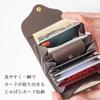 REAL Palm Wallet Compact Mini Wallet Genuine Leather Natural Wood Wood Leather Made In Japan [VARCO WOOD] Men's Women's (Pueblo Chocolate)