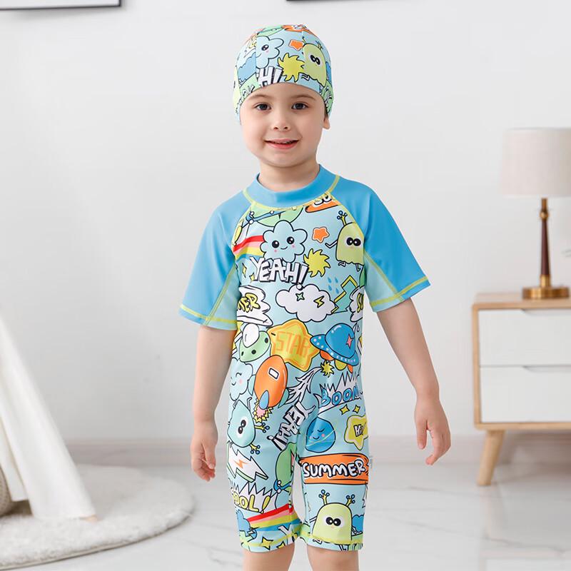 Children's Quick-Dry One-Piece Surfing Swimsuit