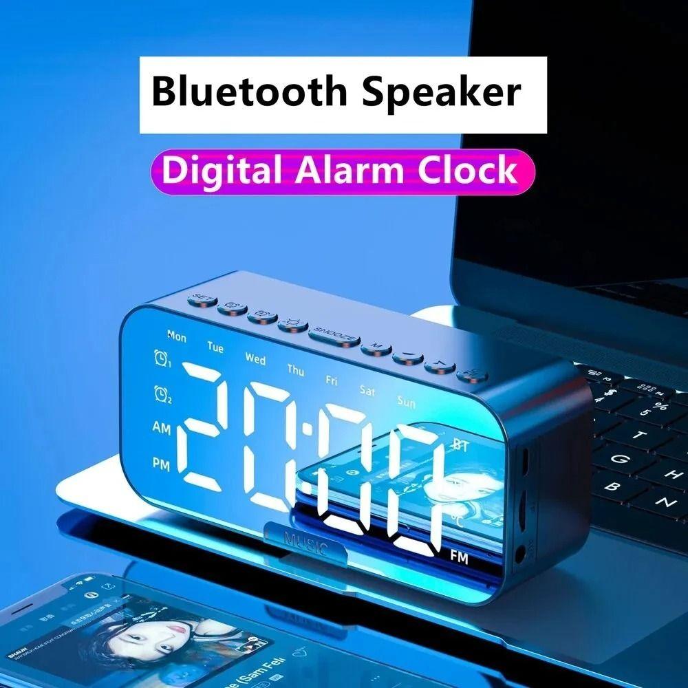 LED Display LED Digital Alarm Clock FM Radio Function FM Radio Clock Office Use