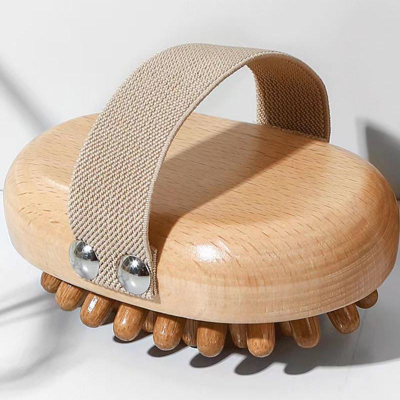 

Head Body Massage Brush Body Anti Cellulite Brush Wooden Essential Oil Spa Massage Hair Comb Scalp Massage Brush Body Massager 1pcs