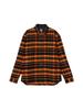 Heritage Mandarin Long Sleeve Stretch Flannel UV Size L Shirt, Unisex, Anti-Static, Protection,