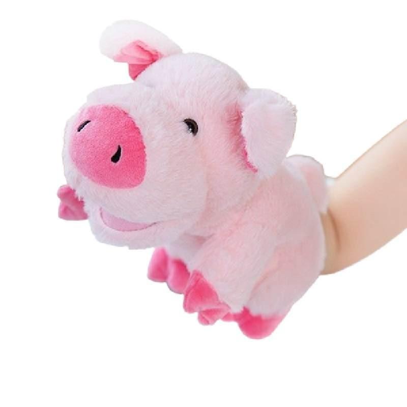 Tiger Waschbär Tier Handpuppe Interaktiver Löwe Mund Beweglich Kaninchen Plüschtier Handschuhe