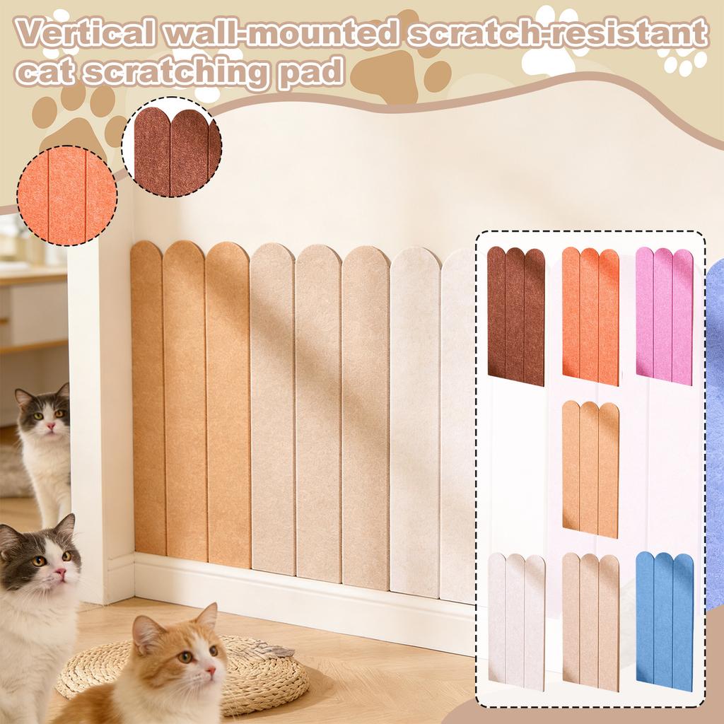 Vertical Wall Stickers For Cats Scratching Boards, Wear-resistant, Chip-free, -friendly Wall Cats Climbing Frame, Thickened, Scratch-resistant Wall