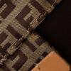 FENDI Zucchino Tote Bag 8BH022 Brown canvas Women Used
