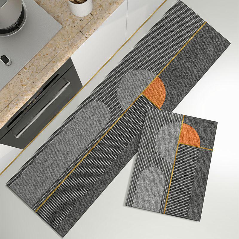 Crystal Velvet Non-Slip Water-Absorbing Kitchen Floor Mats