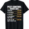 Schädlingsbekämpfung Shirt Kammerjäger Schädlingsbekämpfer Stundenlohn T-Shirt