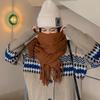 Women's Imitation Cashmere Winter Scarf - Thick Solid Color, Versatile Men's Shawl, Cashmere Wool Blend