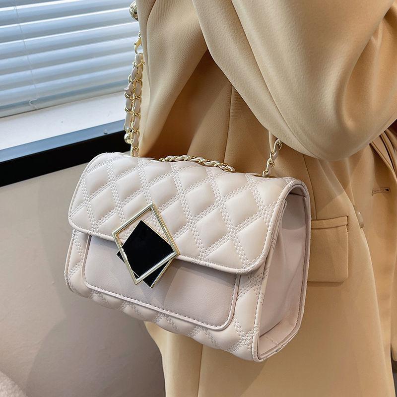 Small bag women's versatile 2025 new fashion trendy diamond chain bag foreign style shoulder messenger bag